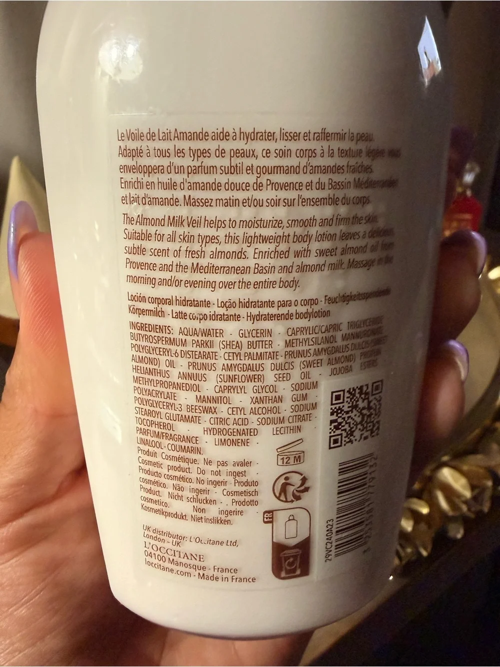 L'Occitane Voile de Lait Milk Veil with Almond Oil $53 MSRP